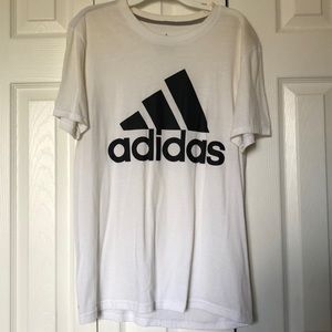 White Adidas T-Shirt
